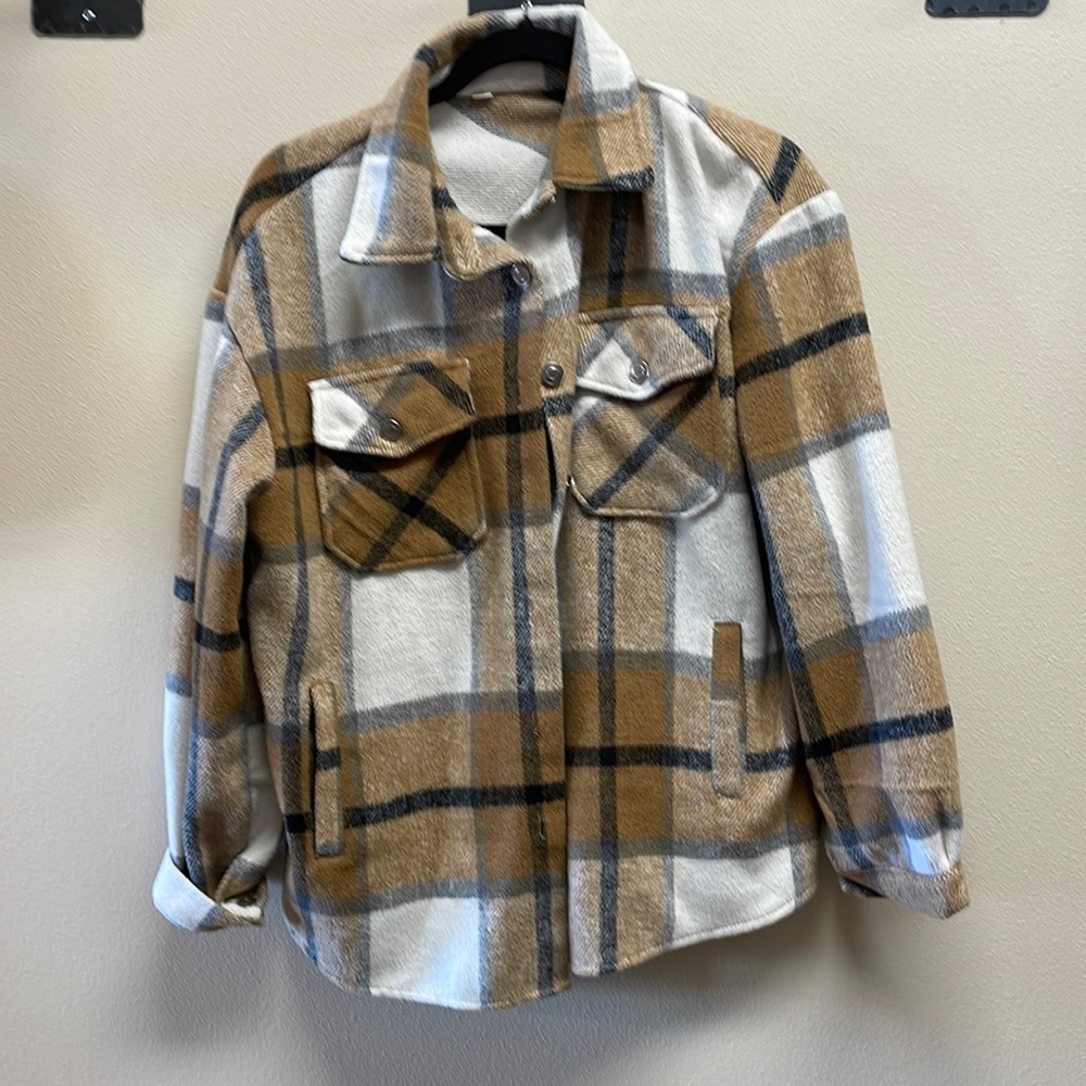 Plaid shacket